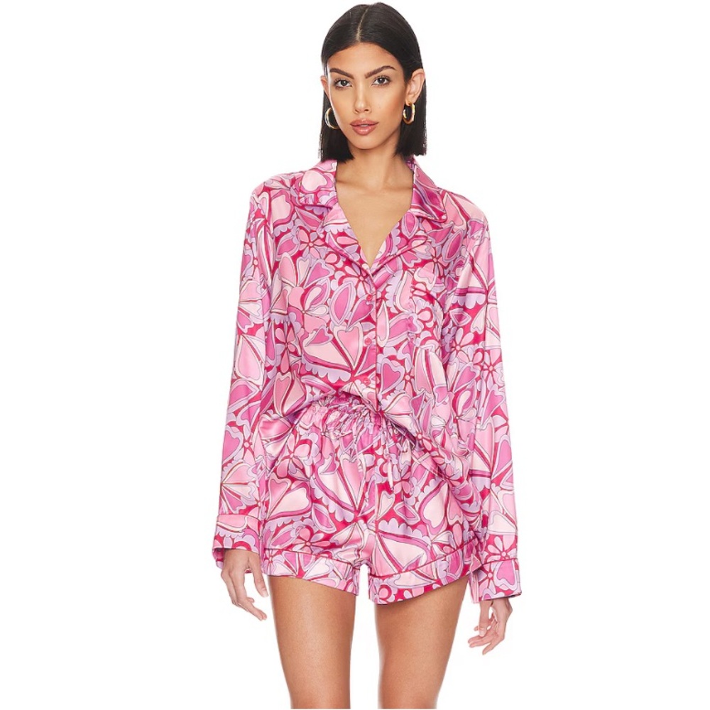 Show Me Your Mumu Favorite Pj Set in Candy Hearts Size Large